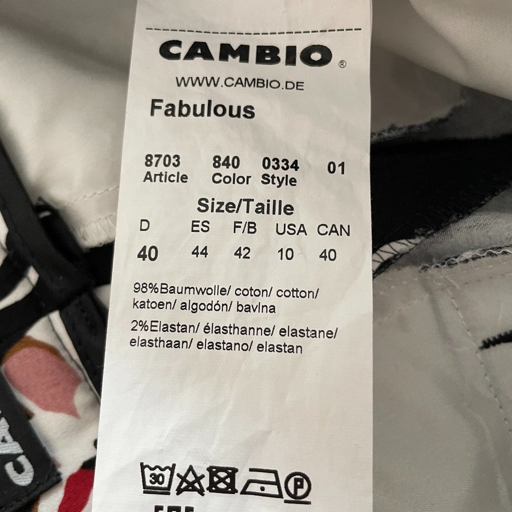 Cambio Floral Trousers - Picture 3 of 4